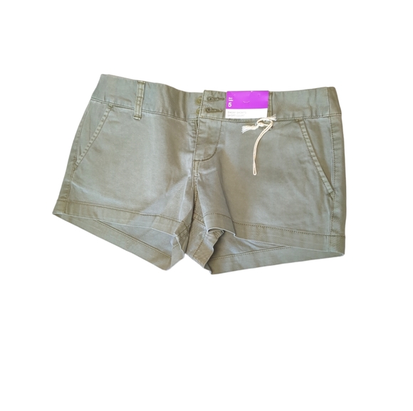 *New*MOSSIMO  Low Rise Military Green Shorts Size 5 - Picture 4 of 14